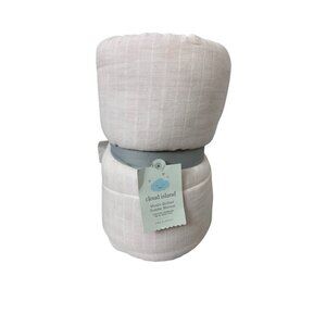 Cloud island Muslin Quilted Toddler Blanket Light Pink